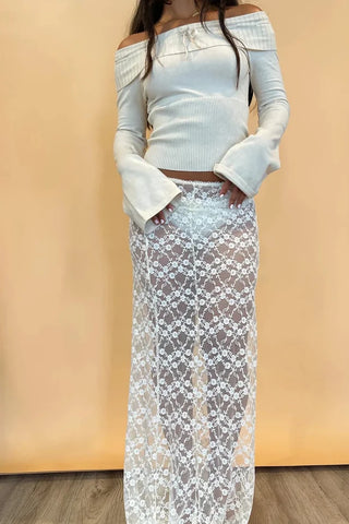 Esley Lace Maxi Skirt